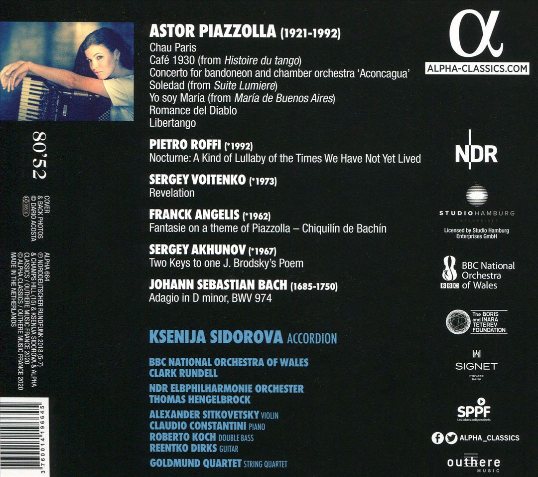 Piazzolla Reflections cover art