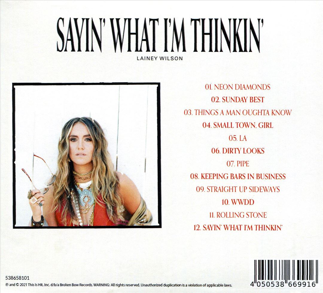 Sayin’ What I’m Thinkin’ cover art