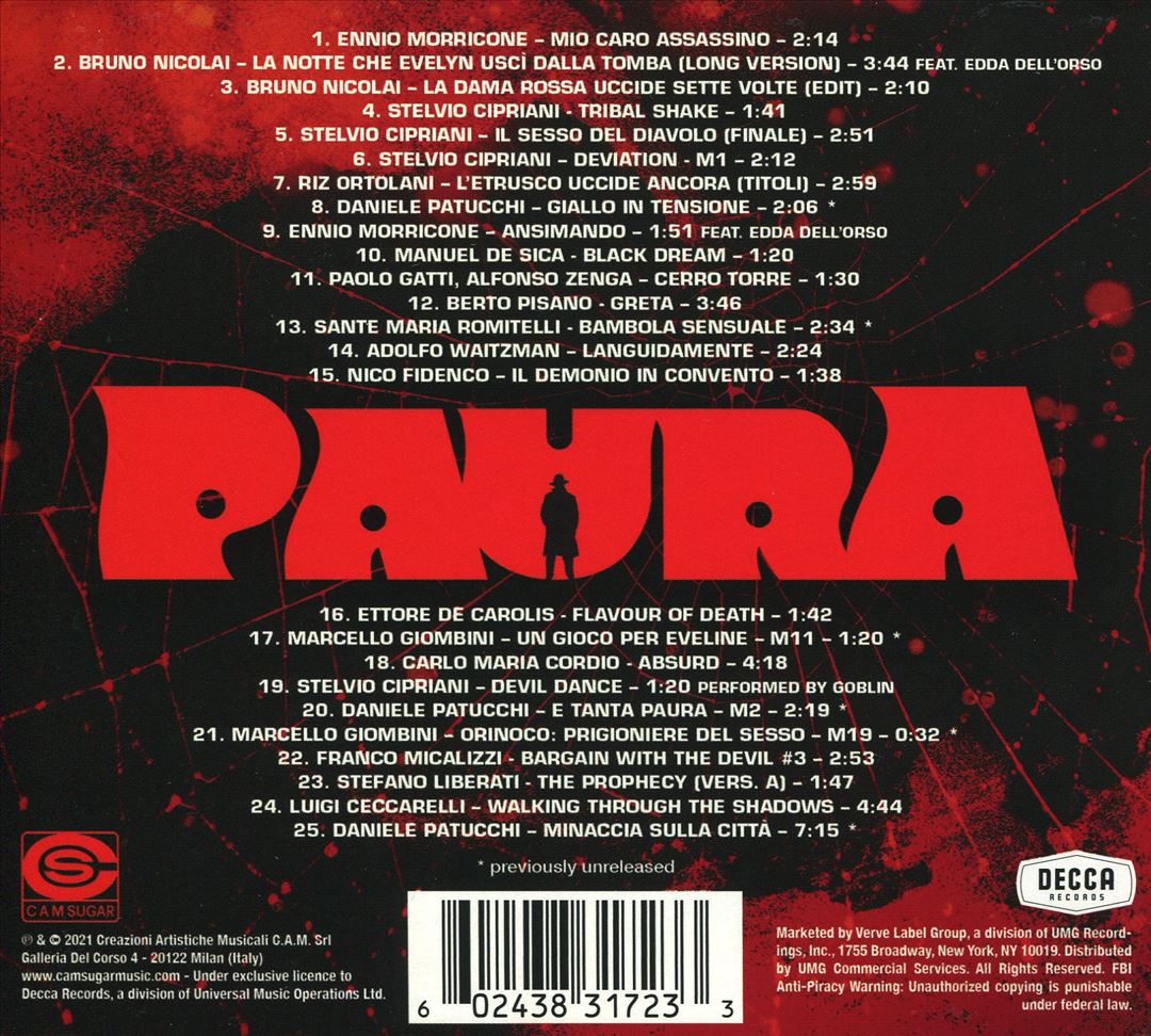Paura: A Collection of Italian Horror Sounds cover art