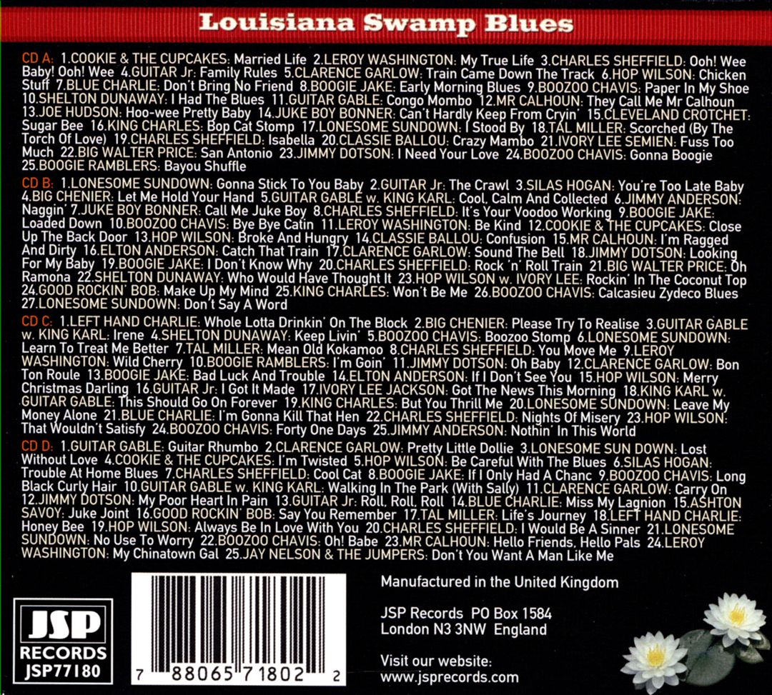 Louisiana Swamp Blues cover art