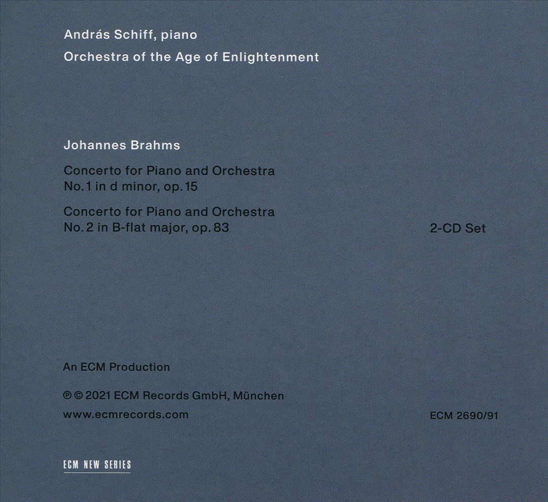 Johannes Brahms: Piano Concertos cover art