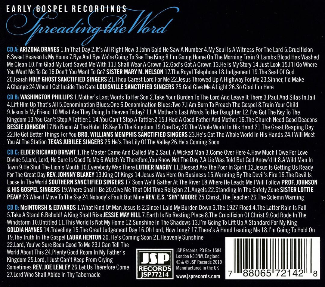 Spreading the Word: Early Gospel Recordings cover art