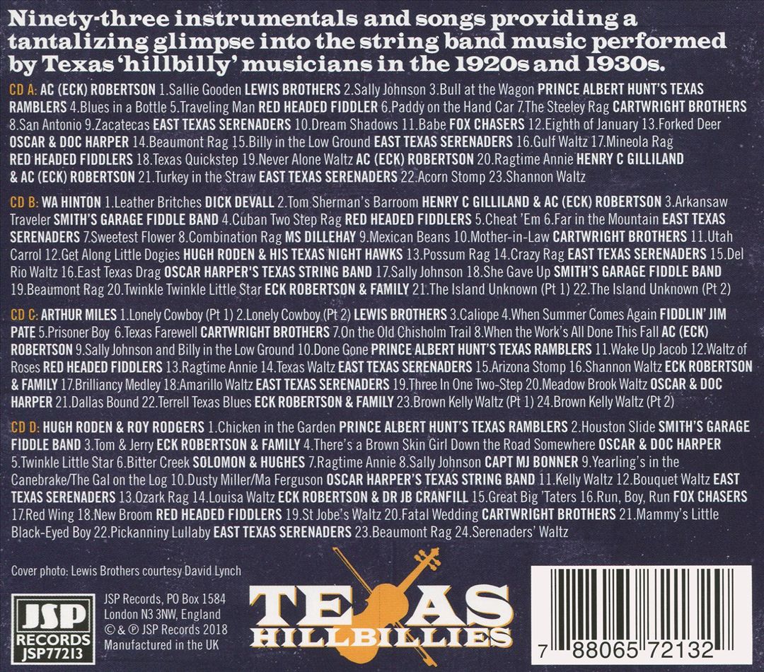 Texas Hillbillies cover art