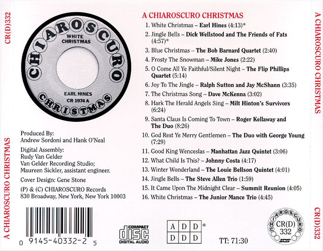 Chiaroscuro Christmas cover art