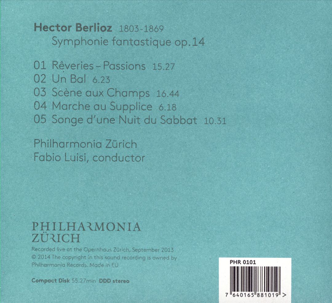 Berlioz: Symphonie fantastique cover art