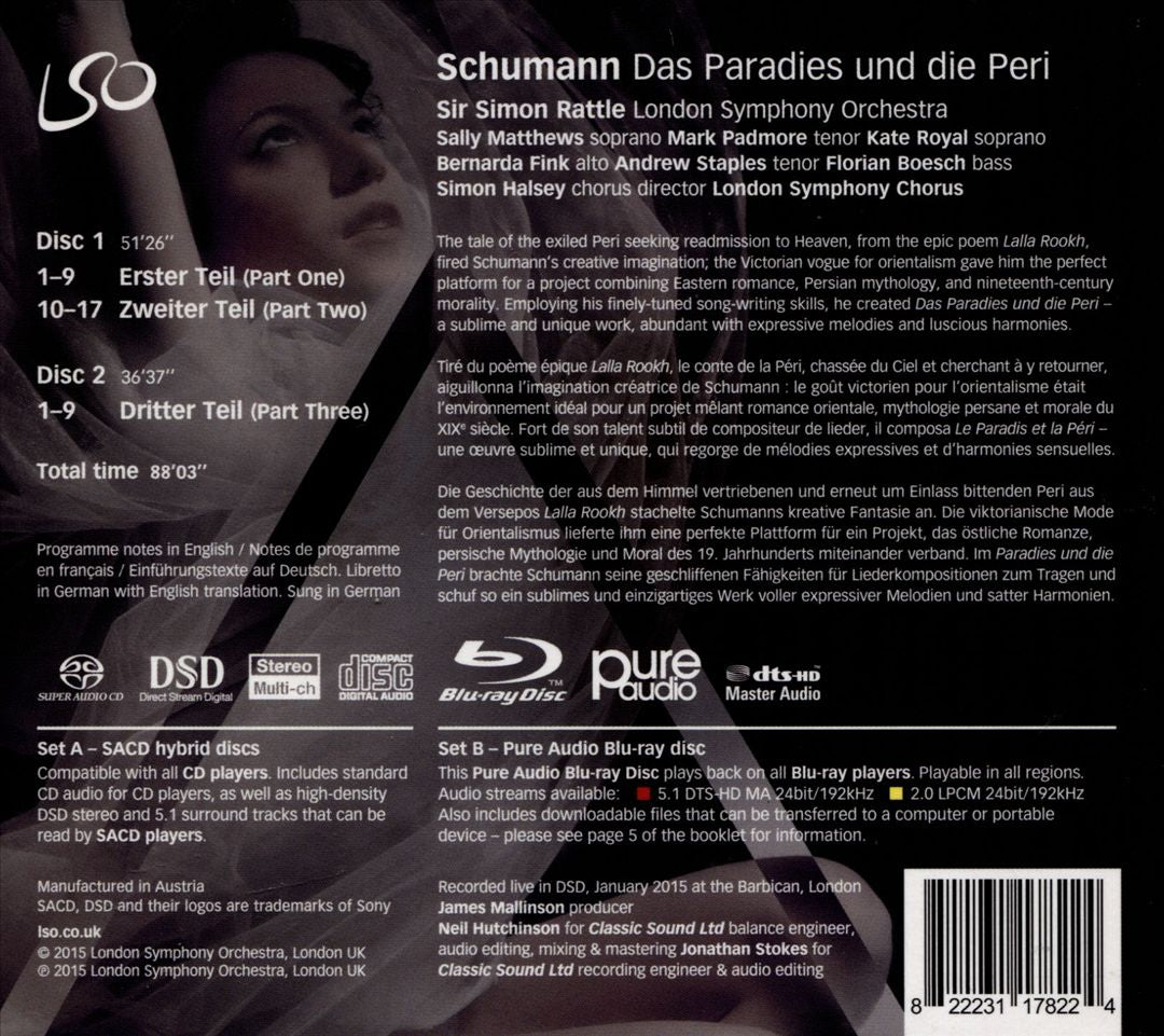 Schumann: Das Paradies und die Peri cover art