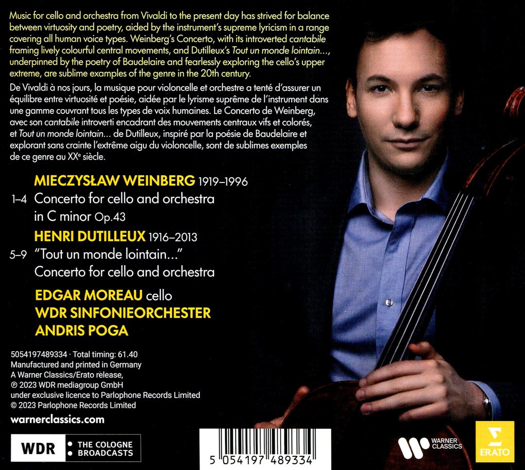 Weinberg, Dutilleux: Cello Concertos cover art