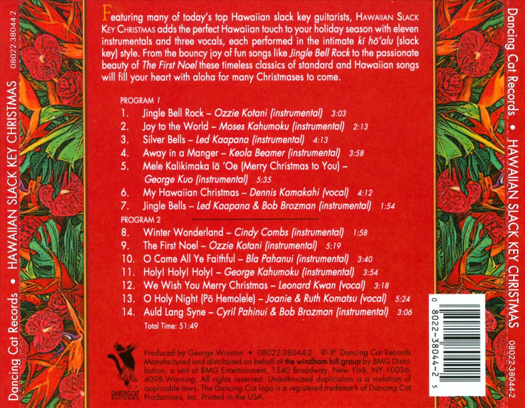 Hawaiian Slack Key Christmas cover art