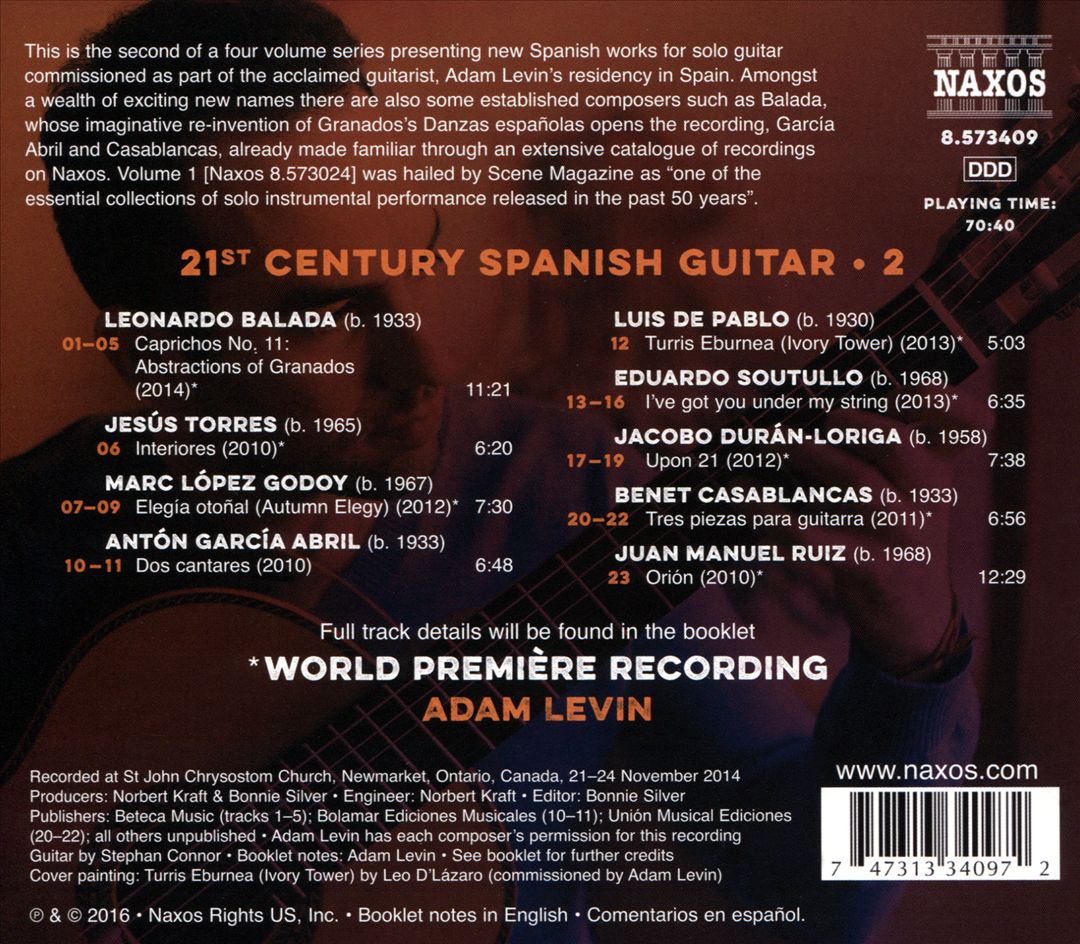 21st Century Spanish Guitar, Vol. 2 cover art