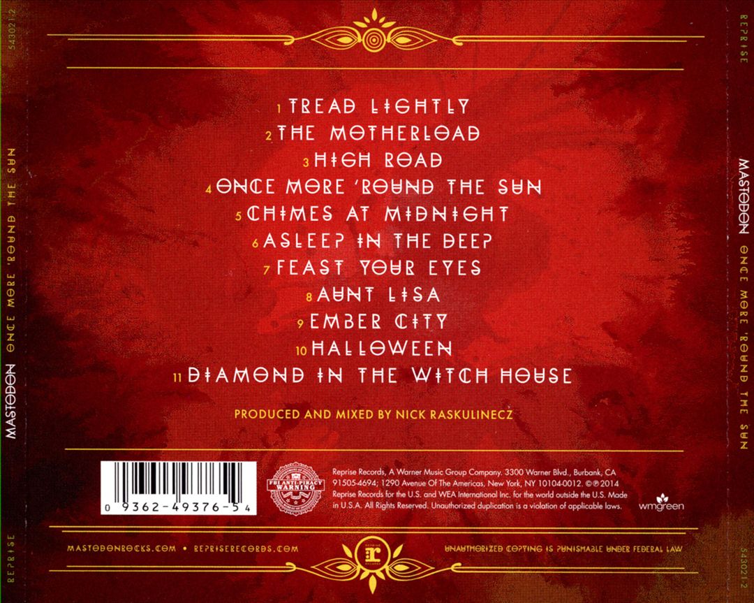 Once More 'Round the Sun cover art