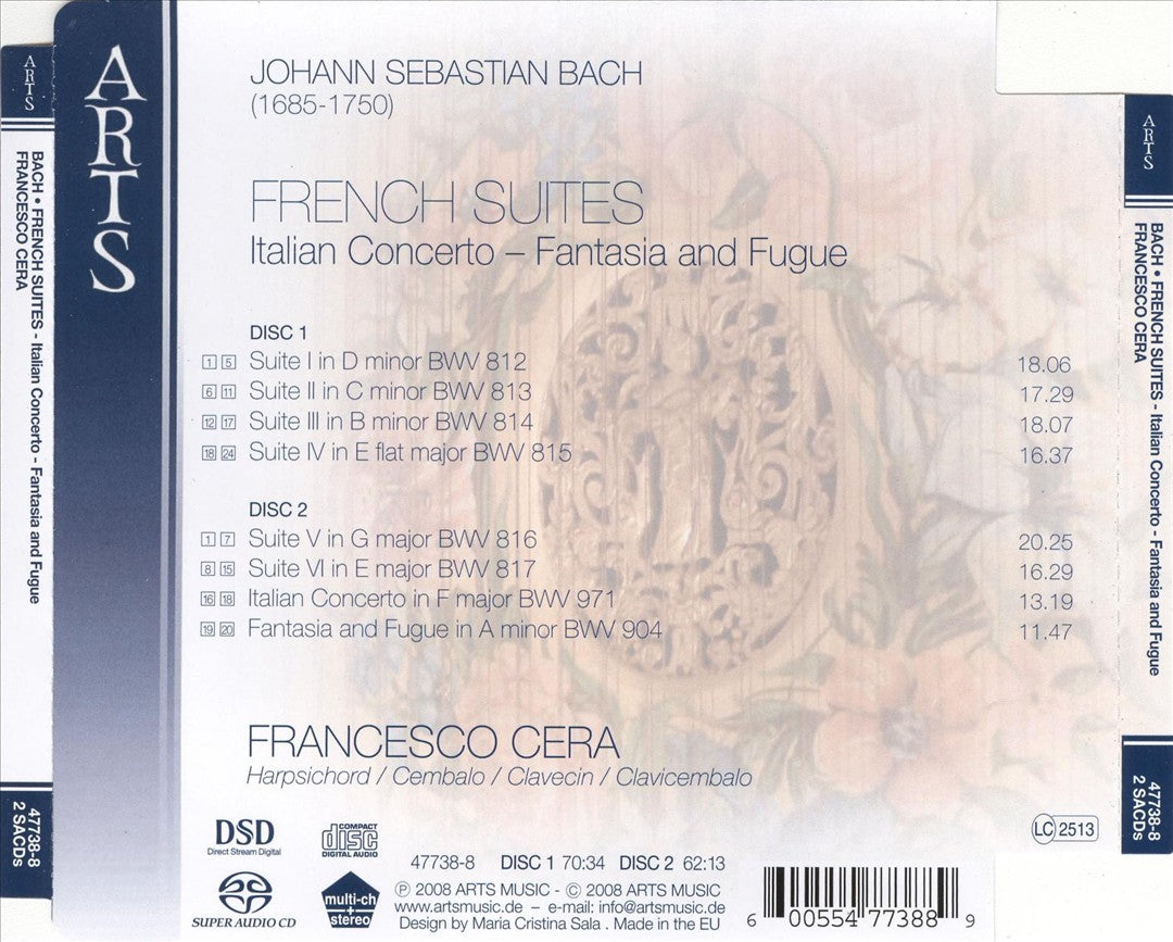 Bach: French Suites; Italian Concerto; Fantasia & Fugue cover art