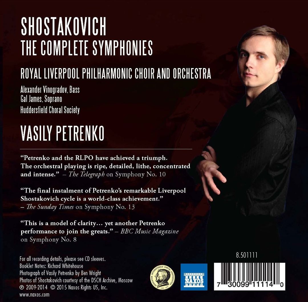 Shostakovich: The Complete Symphonies cover art