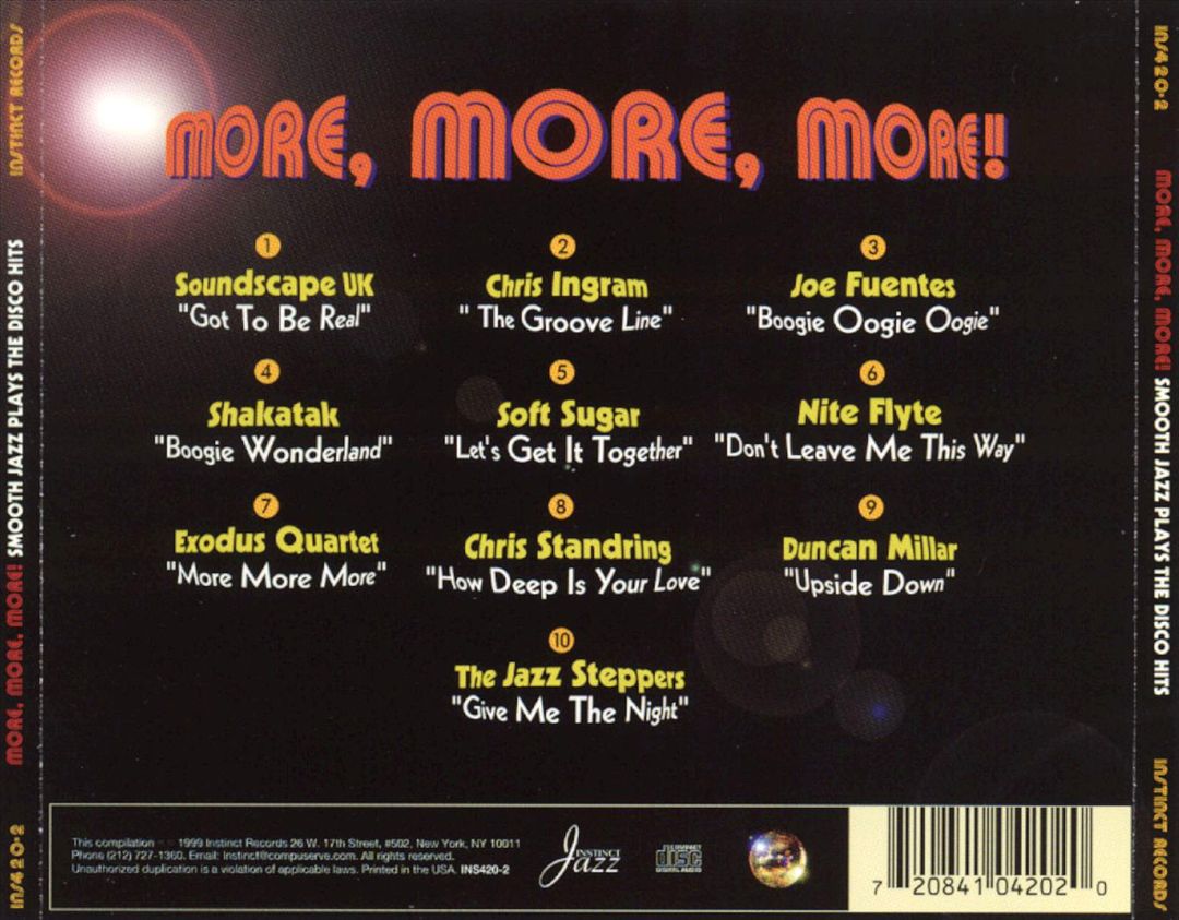 More More More: Smooth Jazz Disco Hits cover art