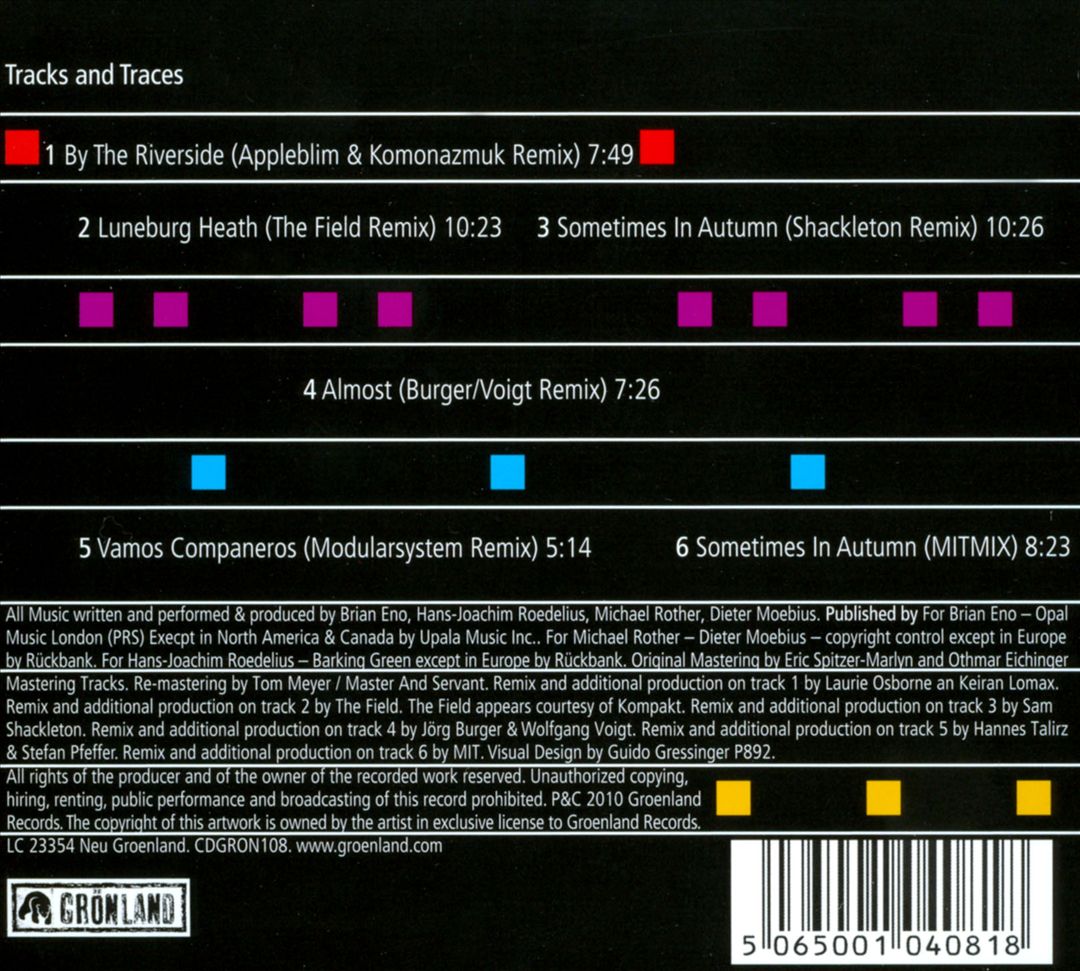 Tracks and Traces: Remixed cover art