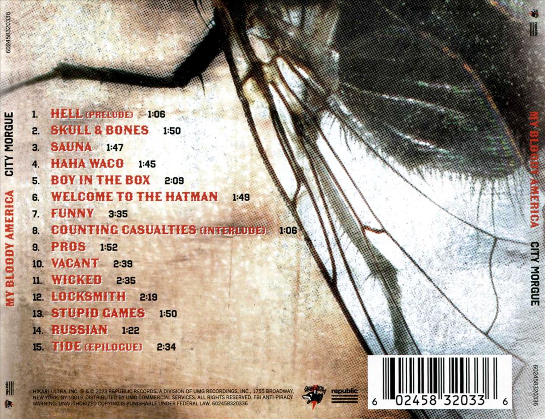My Bloody America cover art