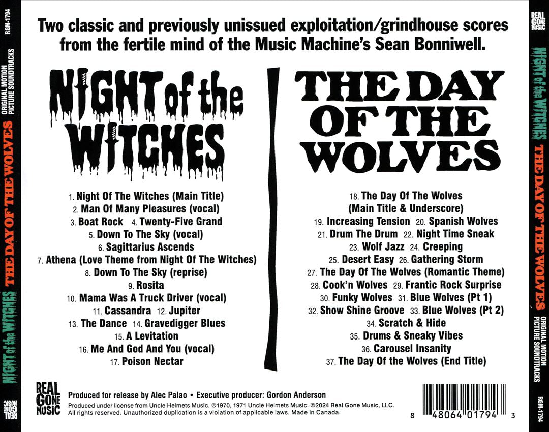 Night of the Witches/Day of the Wolves cover art