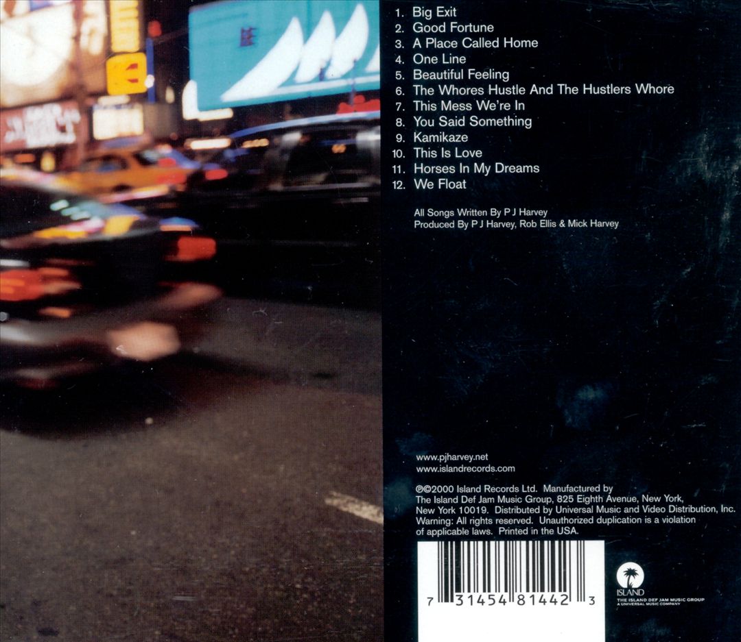 Stories From the City, Stories From the Sea cover art