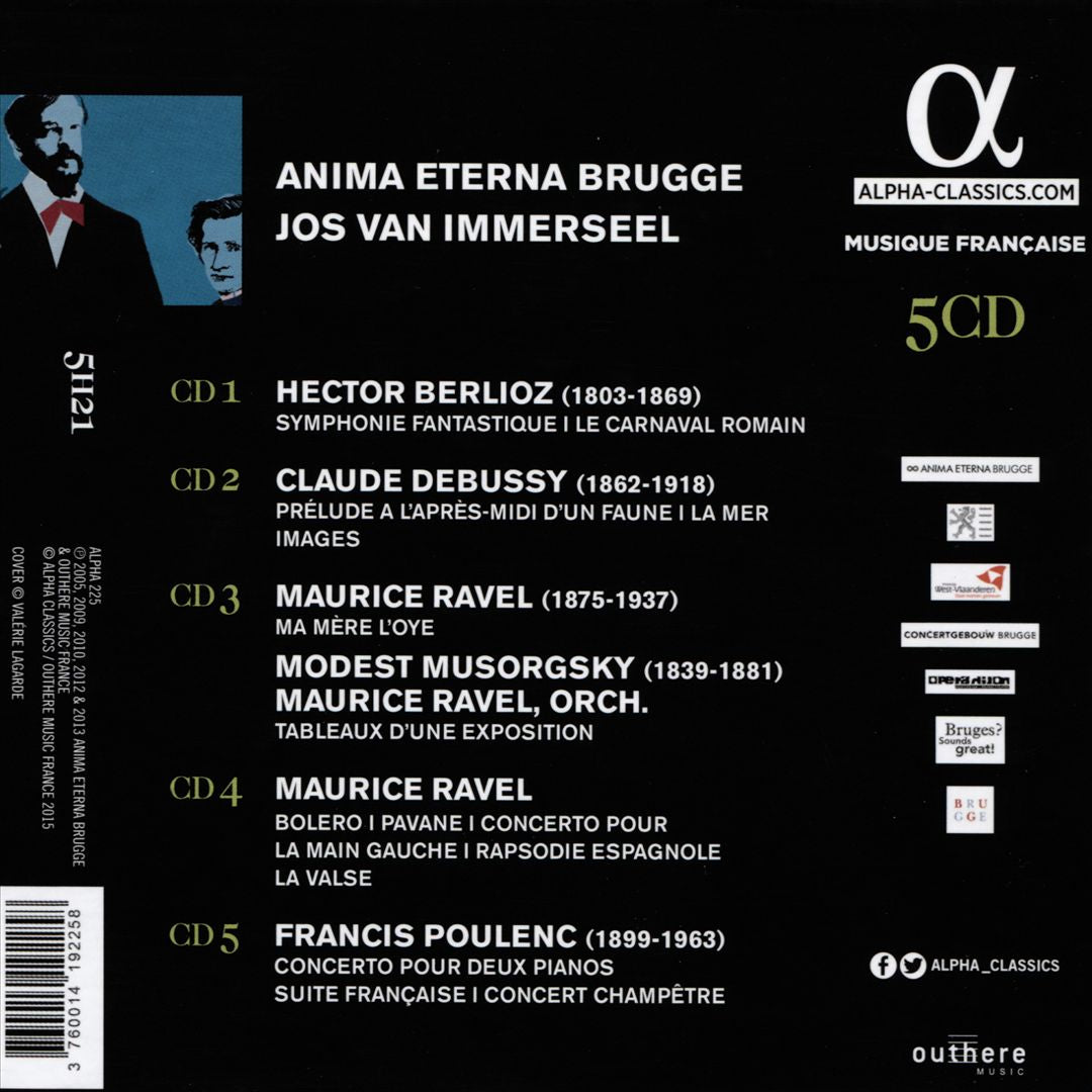 Berlioz, Debussy, Ravel, Poulenc cover art