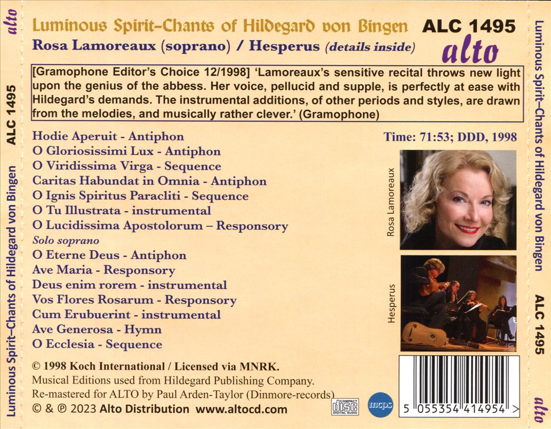 Hildegard von Bingen: Chants - Luminous Spirit cover art