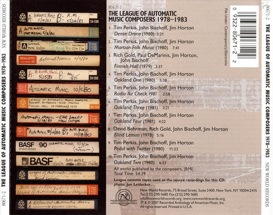 League of Automatic Music Composers cover art