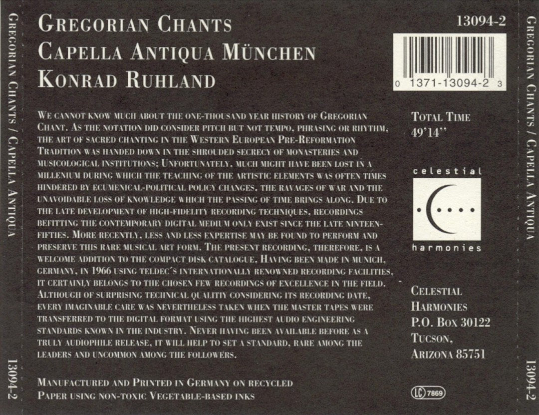 Gregorian Chants cover art