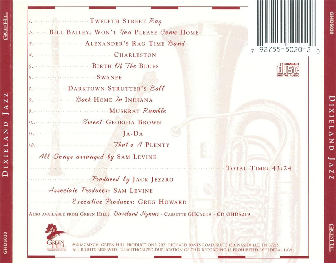 Dixieland Jazz cover art