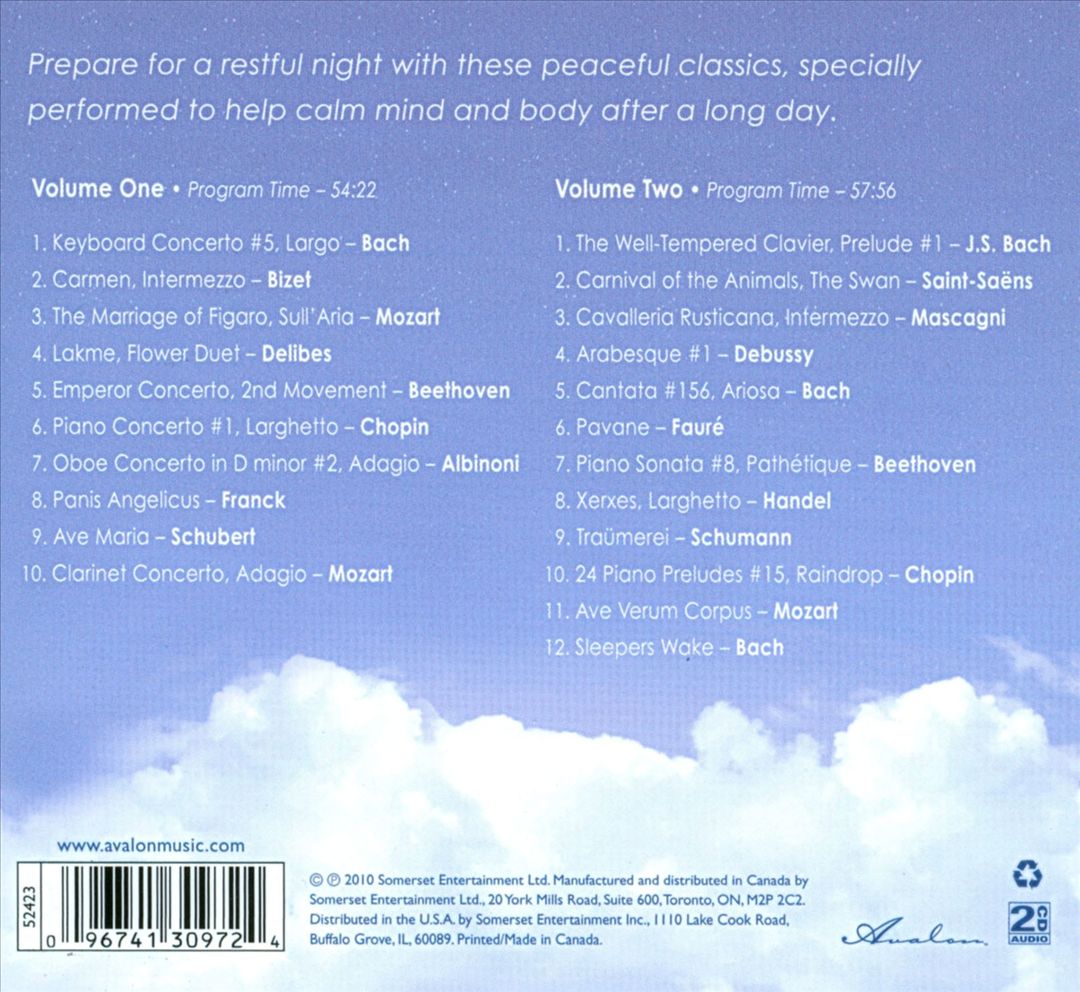 Sleep: Soothing Classics cover art