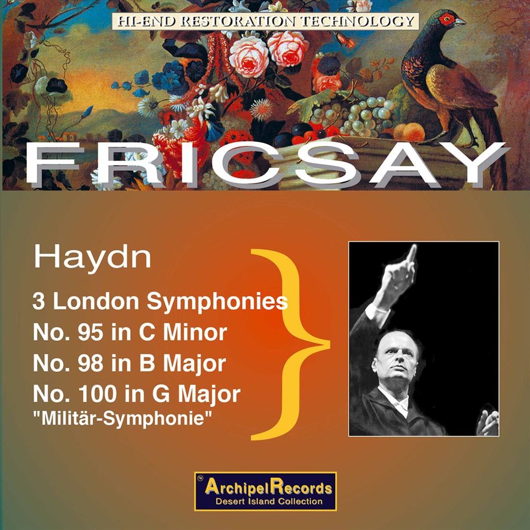 Haydn: 3 London Symphonies No. 95, No. 98, No. 100 cover art
