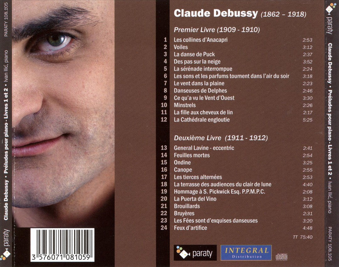 Debussy: Préludes pour piano, Livres 1 et 2 cover art