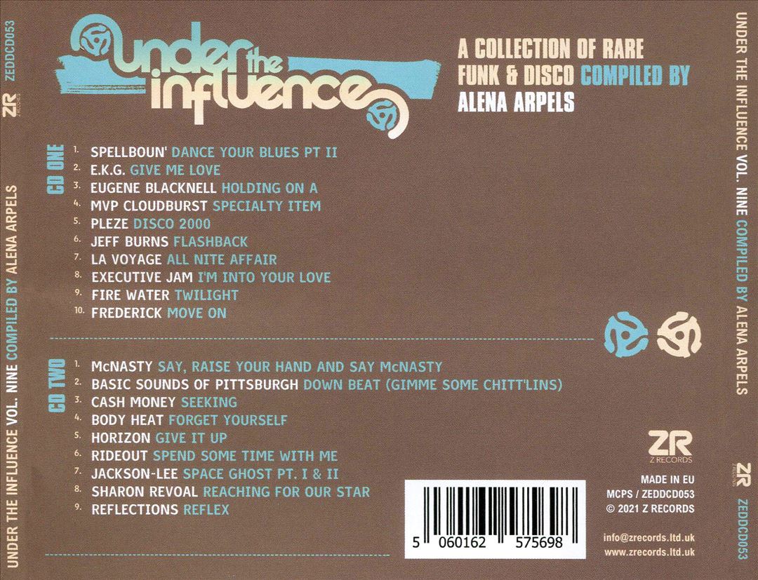 Under the Influence, Vol. 9 cover art