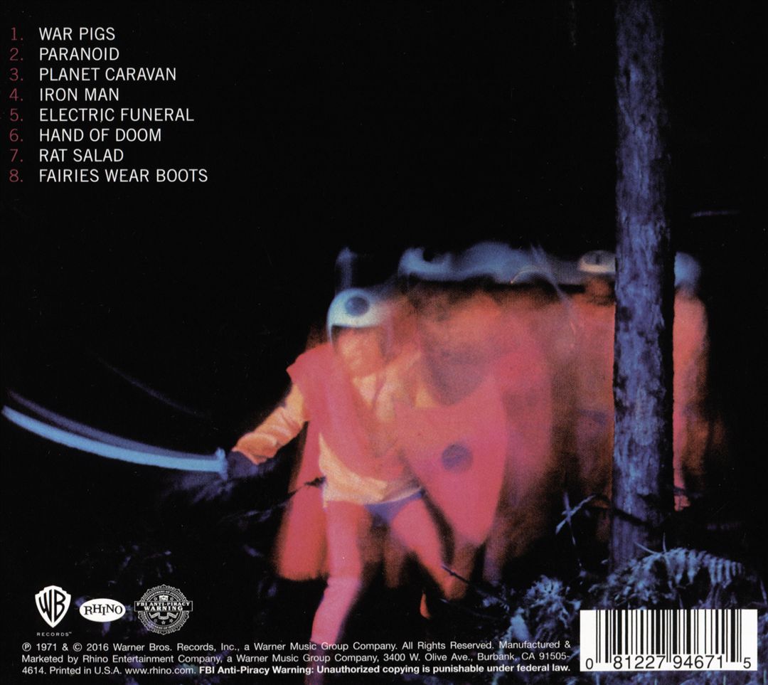Paranoid cover art
