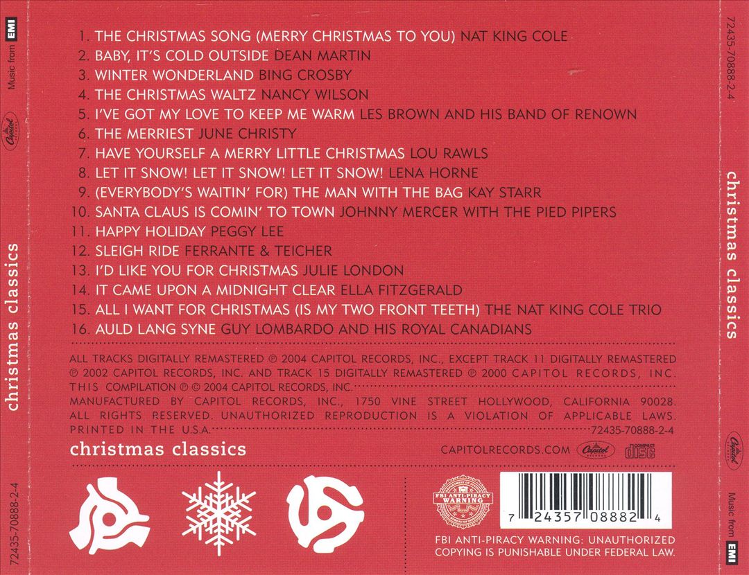 Christmas Classics cover art