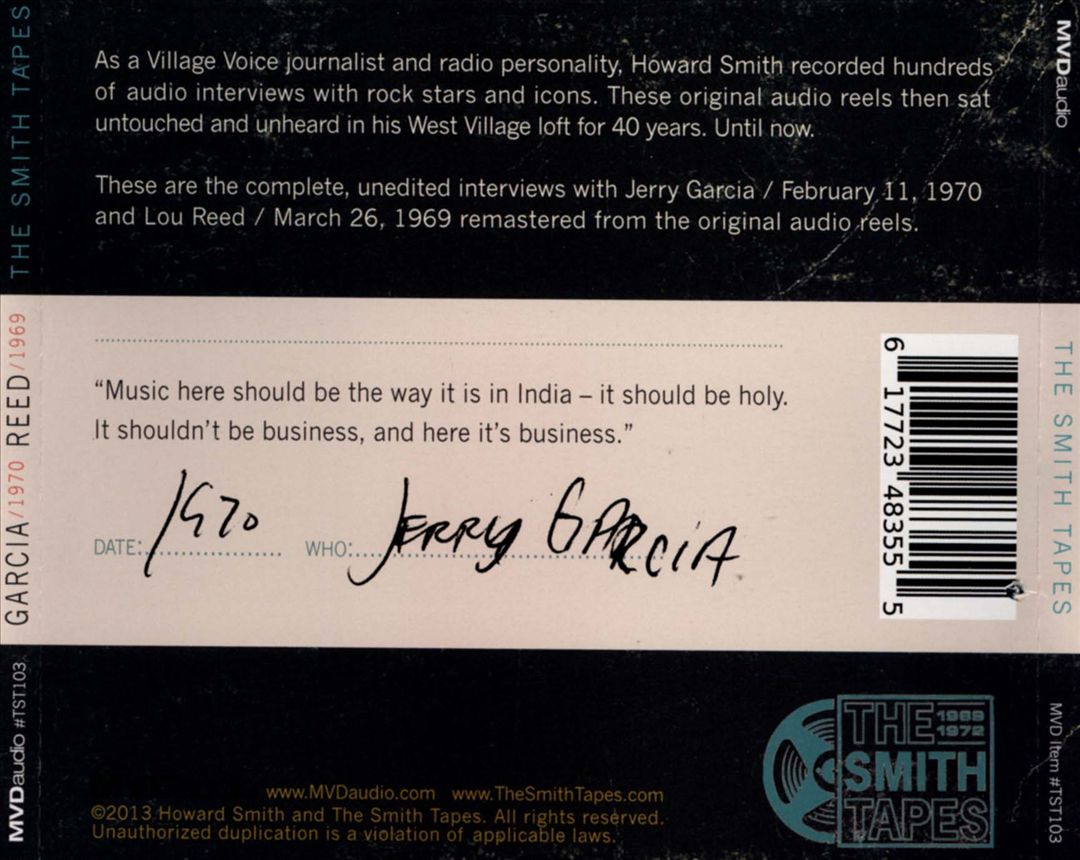Smith Tapes: Garcia/Reed cover art