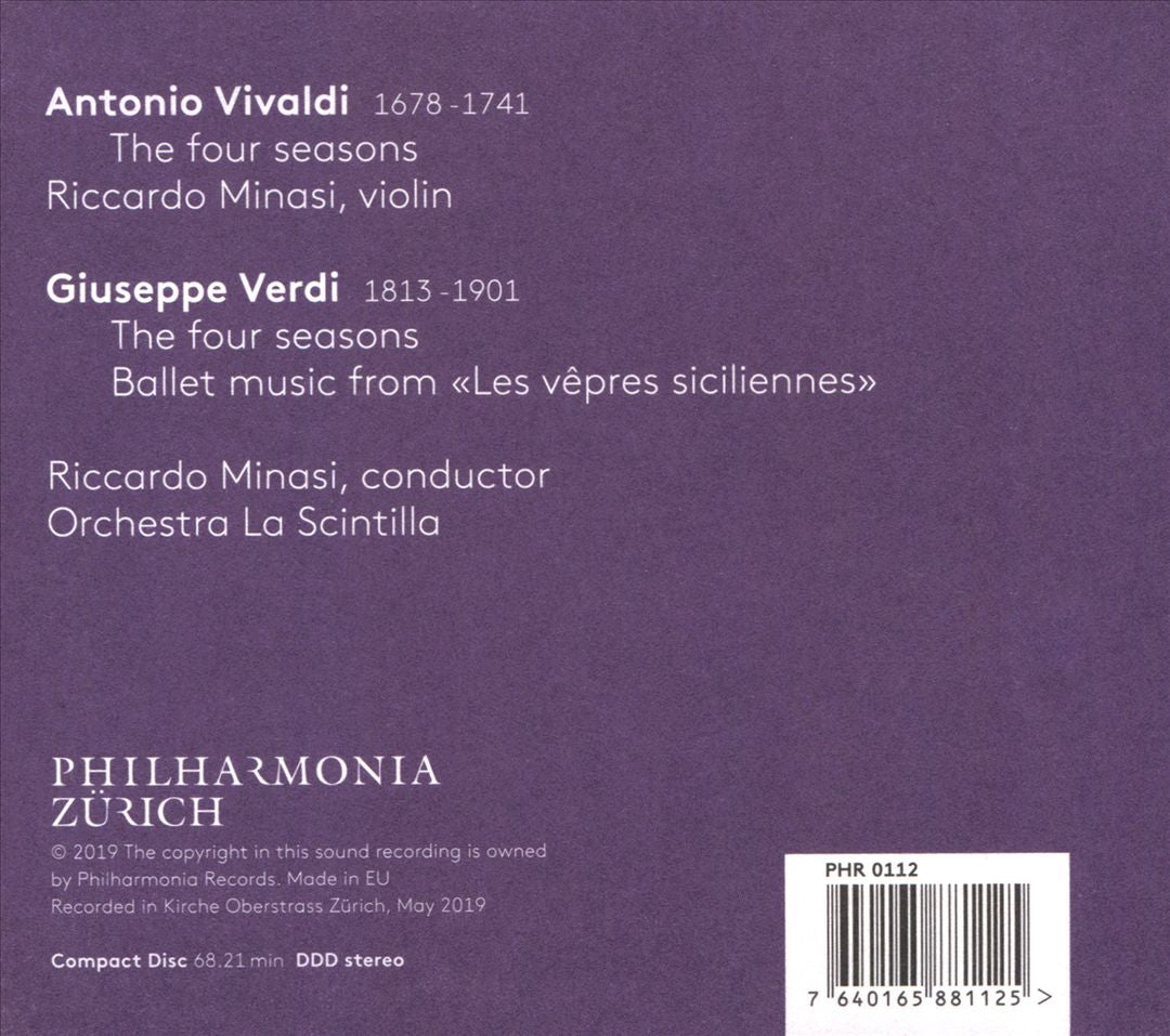 Vivaldi, Verdi: The Four Seasons cover art