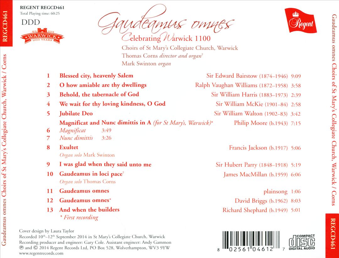 Gaudeamus Omnes: Celebrating Warwick 1100 cover art