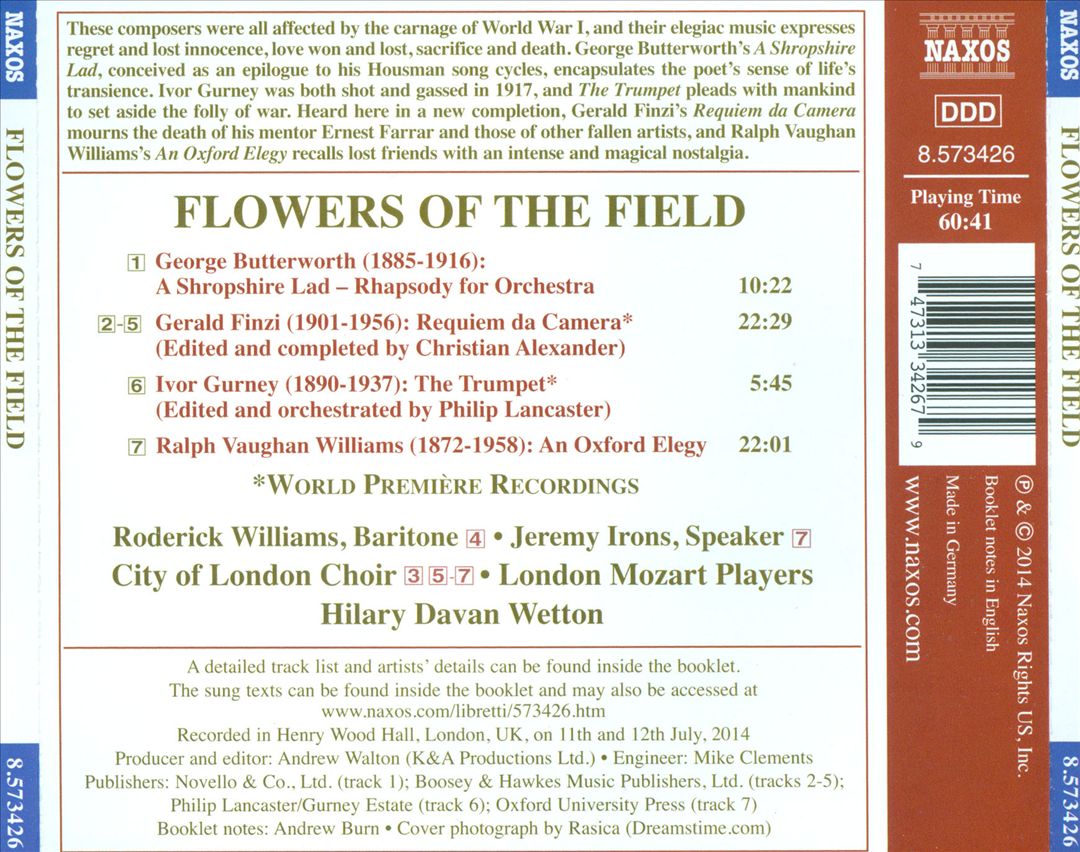 Flowers of the Field cover art