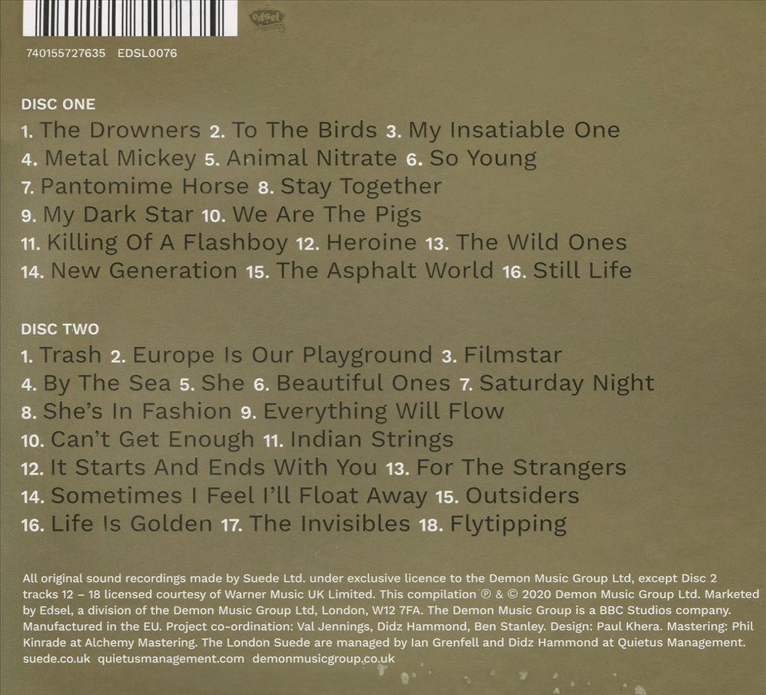 Beautiful Ones: The Best of Suede 1992-2018 cover art