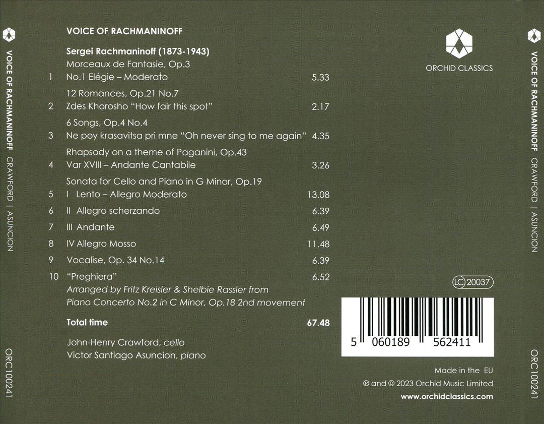Voice of Rachmaninoff cover art