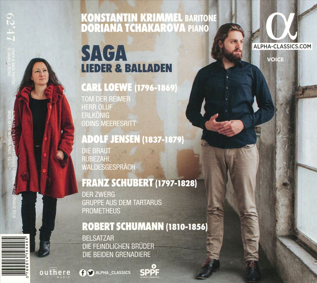 Saga: Schumann, Loewe, Jensen, Schubert cover art