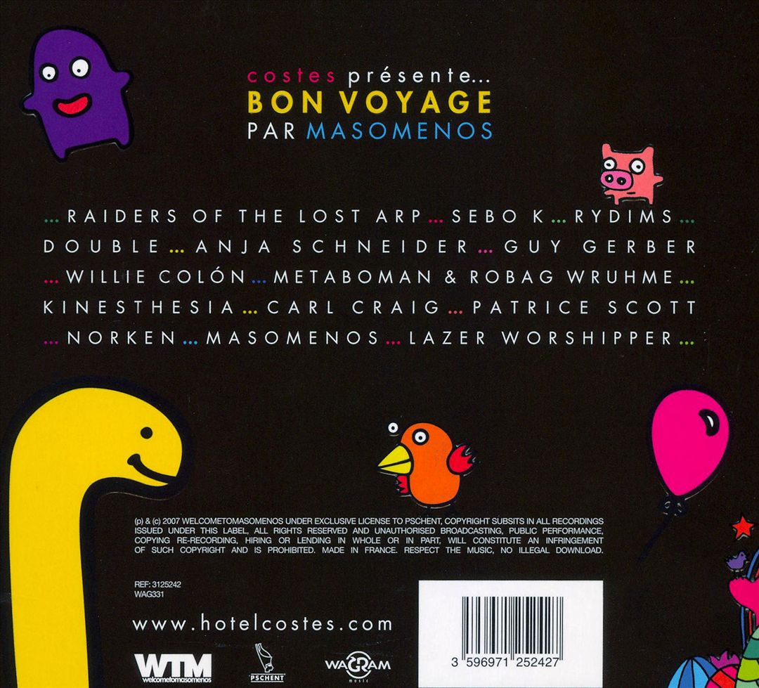 Costes Presente Bon Voyage cover art