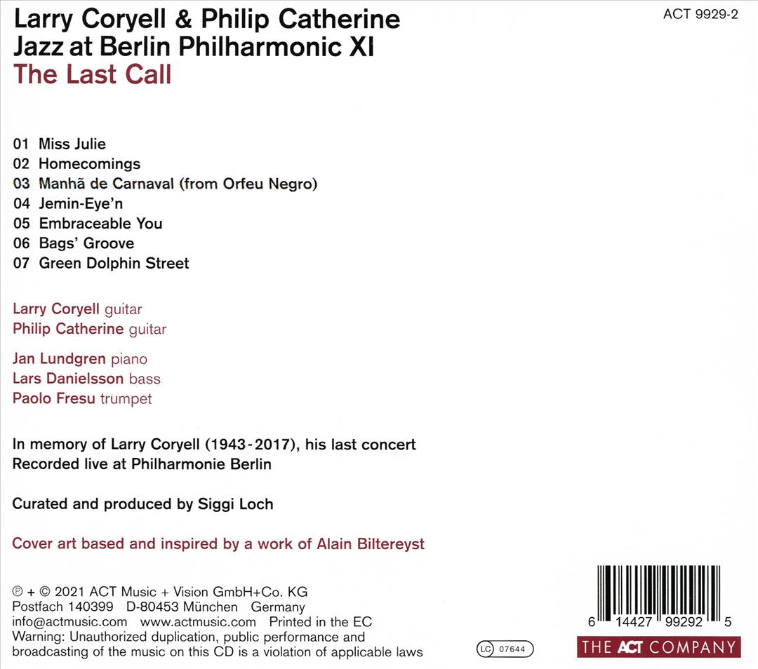 Jazz at Berlin Philharmonic XI: The Last Call cover art