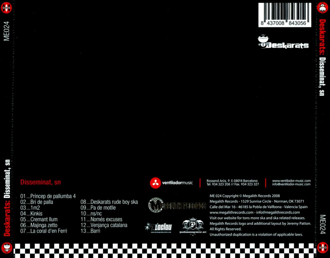 Disseminat cover art