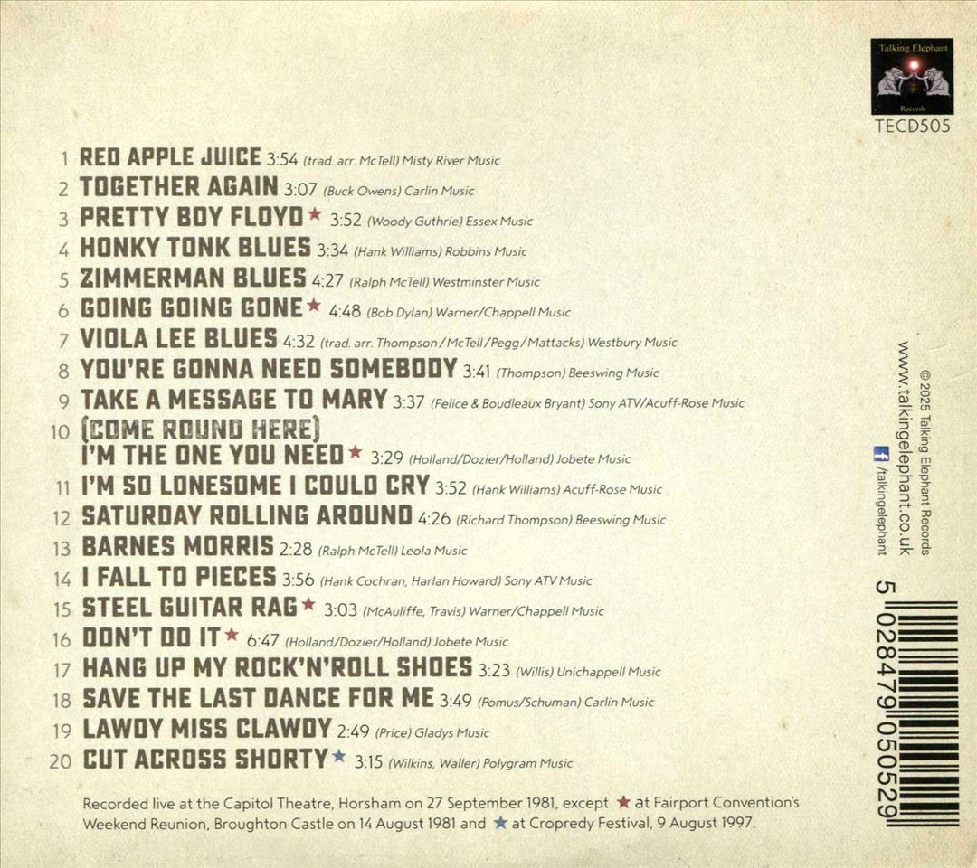 In 1981 There Was... The GPs: Live in Concert cover art