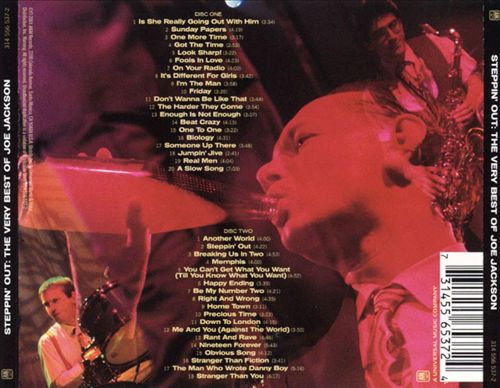 Steppin' Out: The Very Best of Joe Jackson cover art