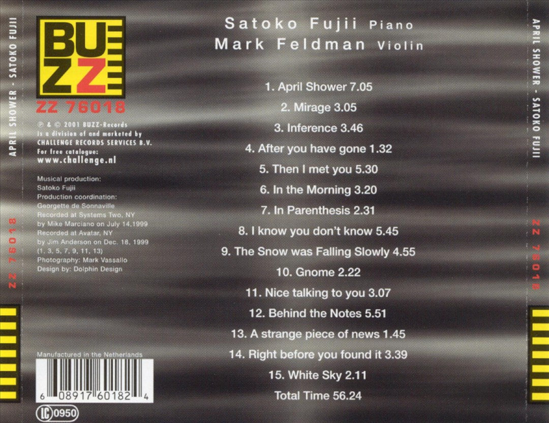 Satoko Fujii: April Shower cover art