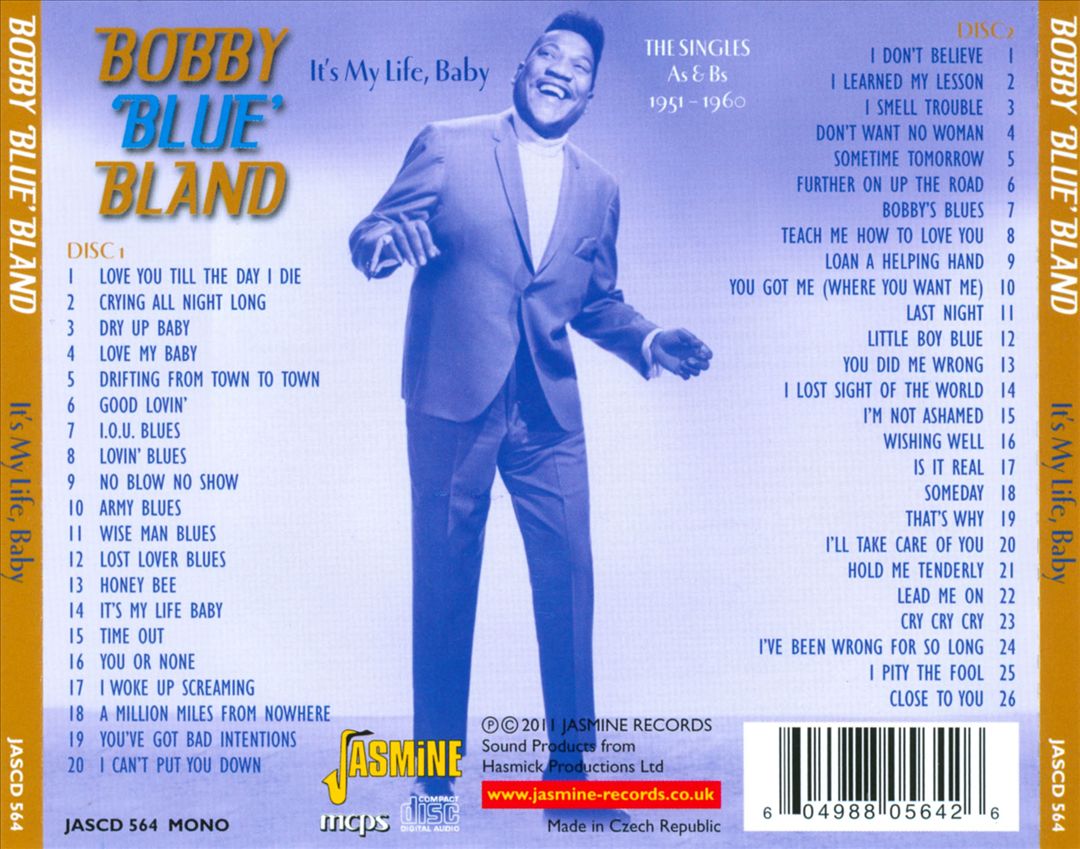 It's My Life, Baby: The Singles As & Bs (1951-1960) cover art