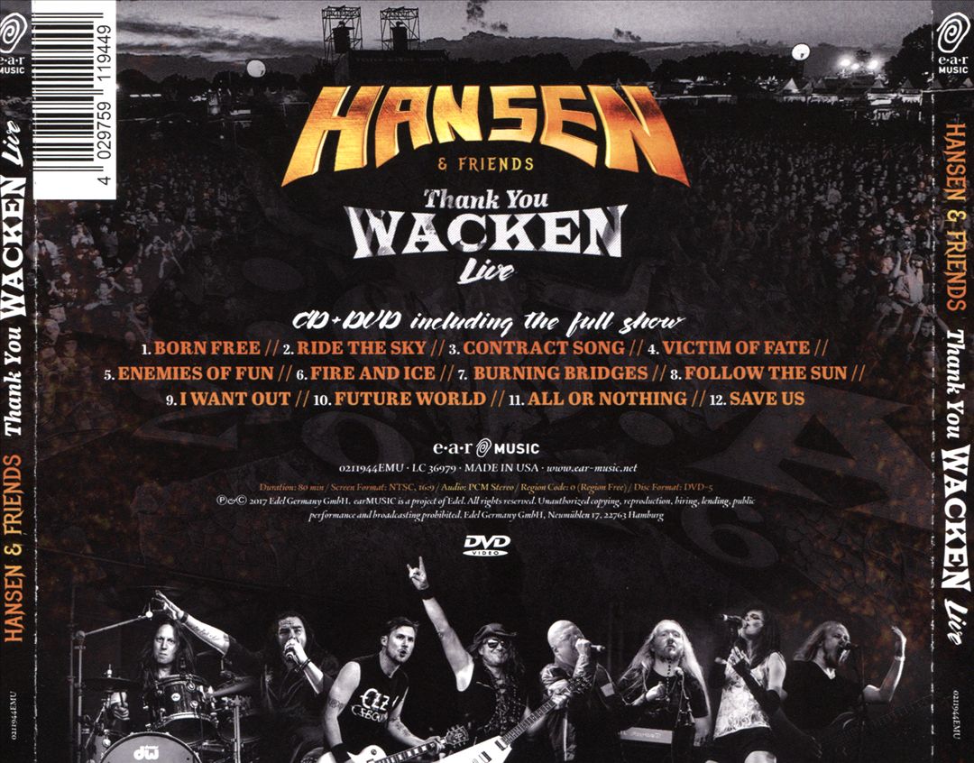 Thank You Wacken cover art