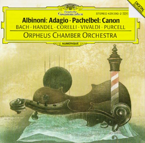 Albinoni: Adagio; Pachelbel: Canon cover art
