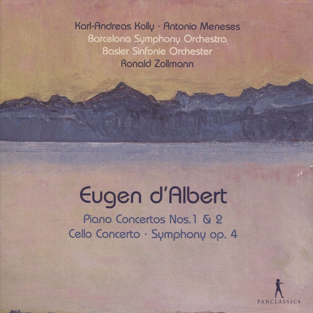 Eugen d'Albert: Piano Concertos Nos. 1 & 2; Cello Concerto; Symphony cover art