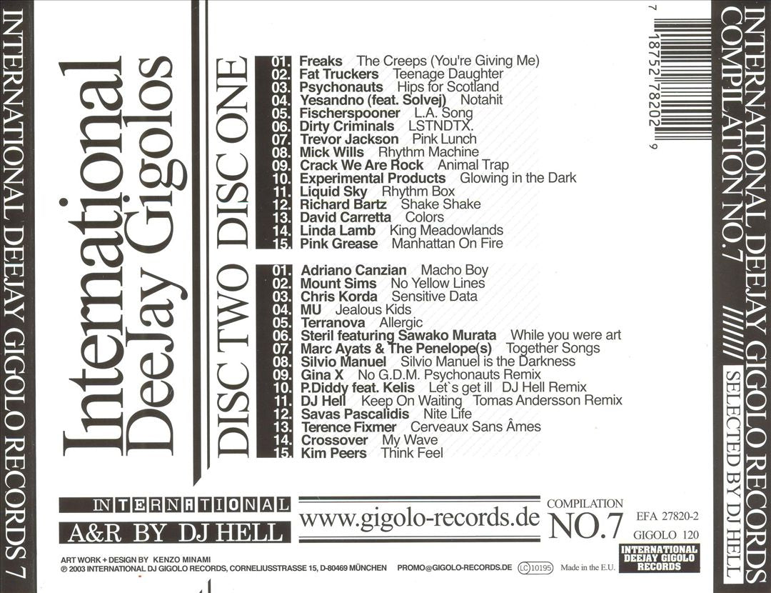 International DeeJay Gigolos, Vol. 7 cover art
